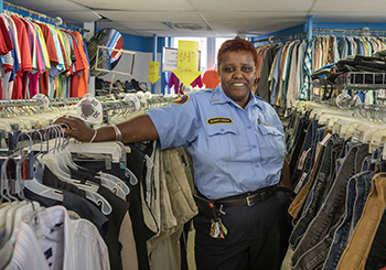 Security guard in store